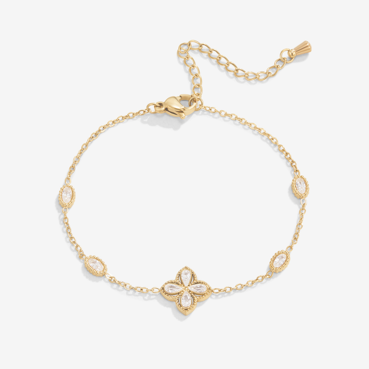 Four Leaf Charm Bracelet