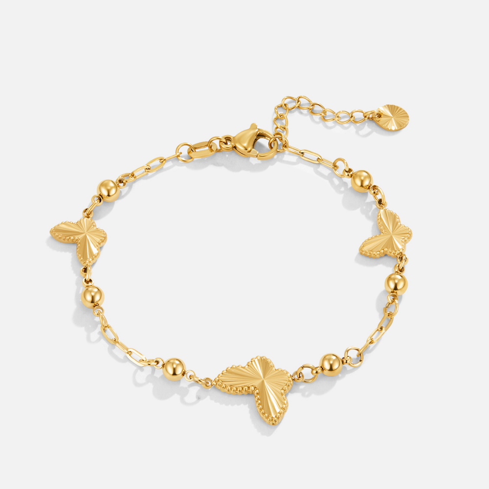 Emilia's Golden Butterfly Bracelet