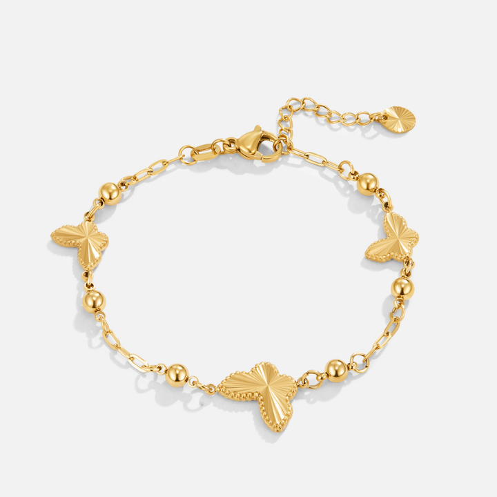 Emilia's Golden Butterfly Bracelet