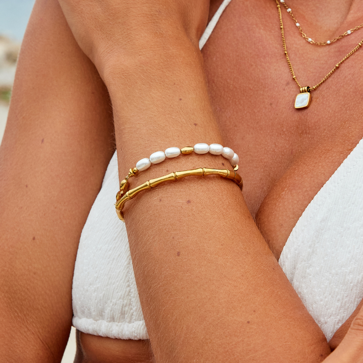 Golden Ara Charm Bracelet