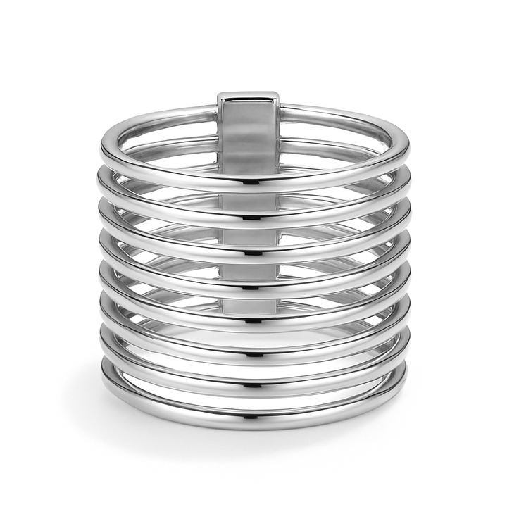 Vintage Layered Charm Ring