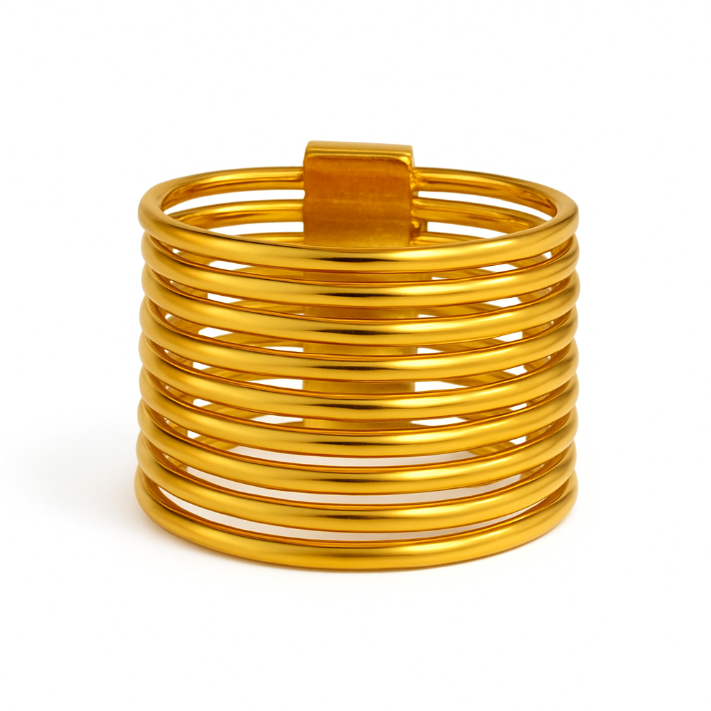 Vintage Layered Charm Ring