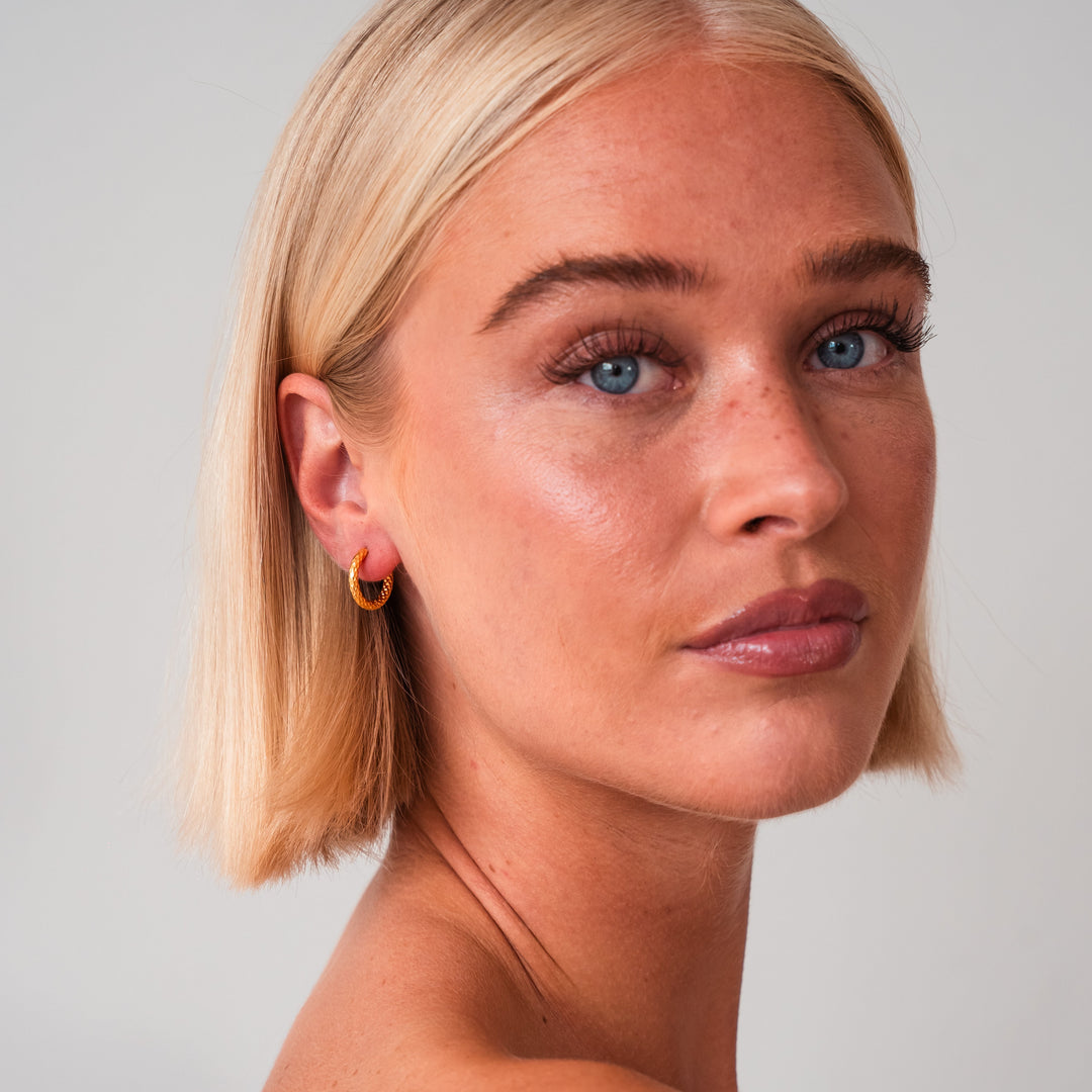 Hammered Chic Earrings