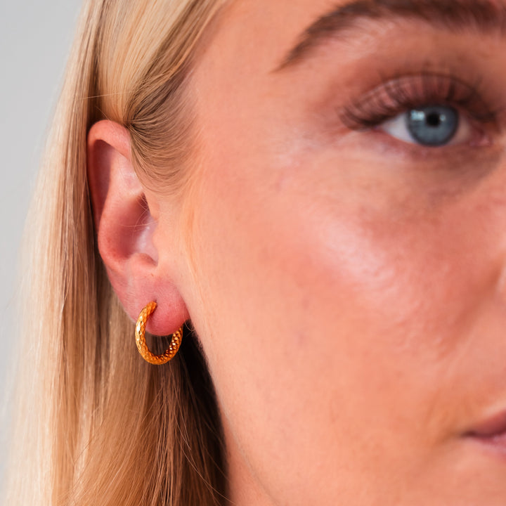 Hammered Chic Earrings