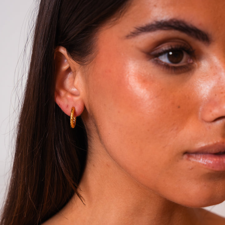 Hammered Chic Earrings