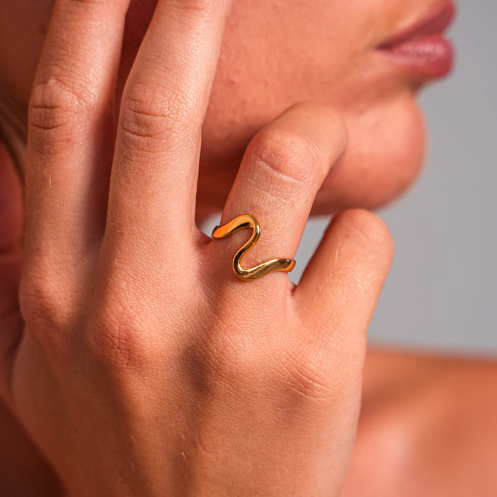 Wave Whisper Ring