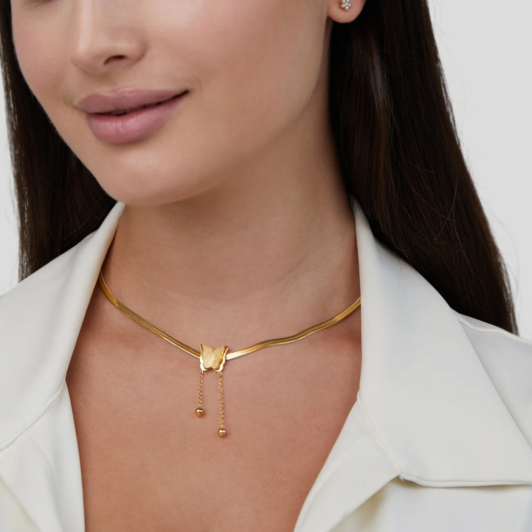 Amélie’s Enchanted Butterfly Necklace