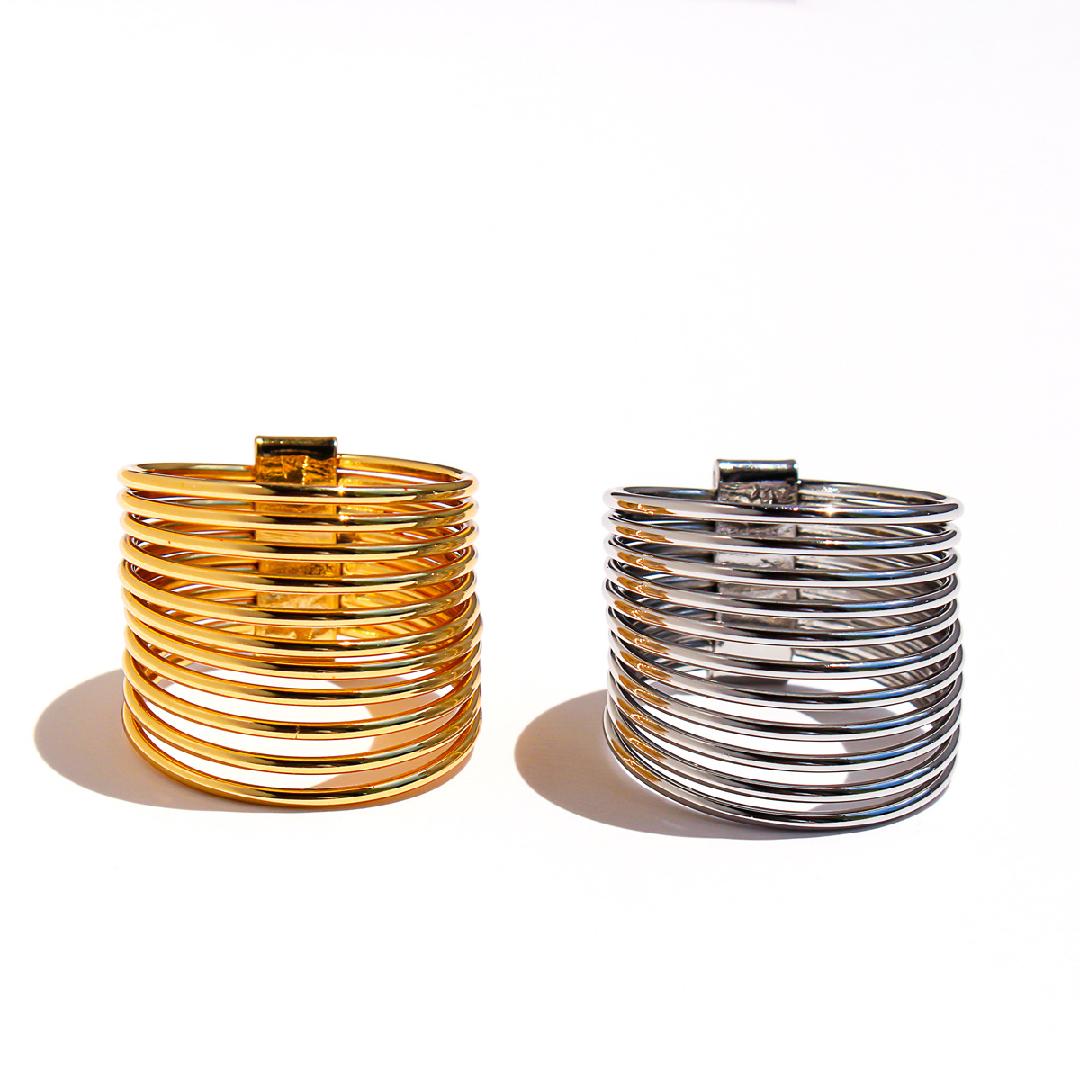 Vintage Layered Charm Ring