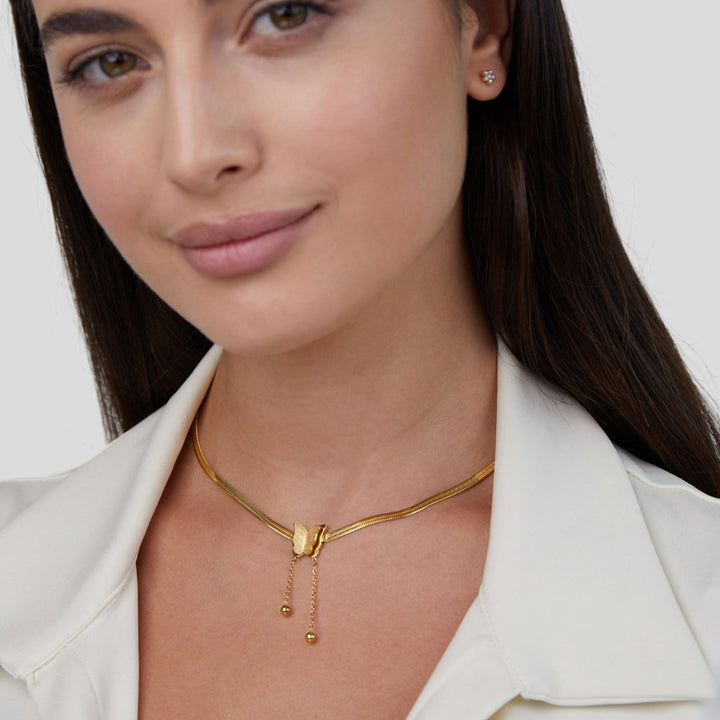 Amélie’s Enchanted Butterfly Necklace
