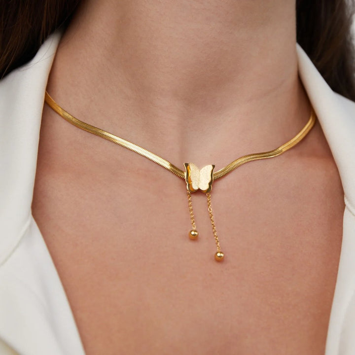 Amélie’s Enchanted Butterfly Necklace