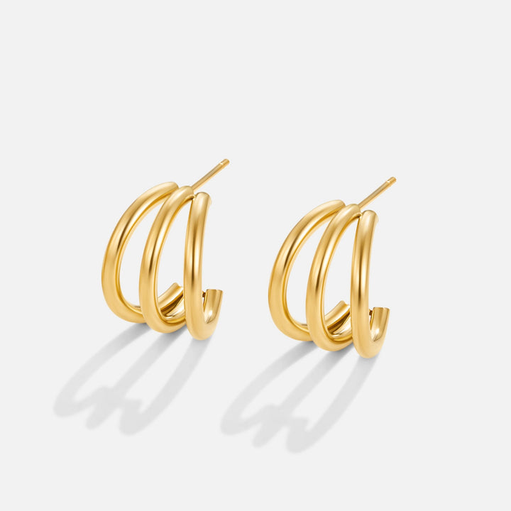 Anaya Triple Radiance Hoops