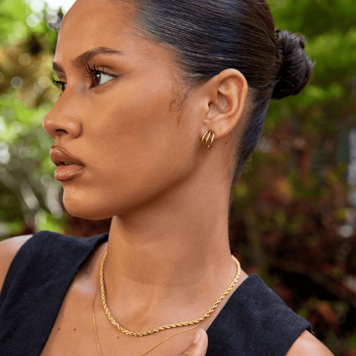 Anaya Triple Radiance Hoops