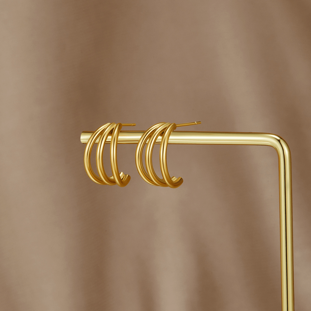 Anaya Triple Radiance Hoops