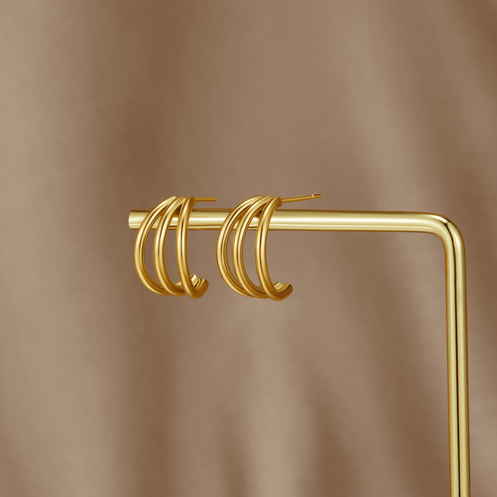 Anaya Triple Radiance Hoops