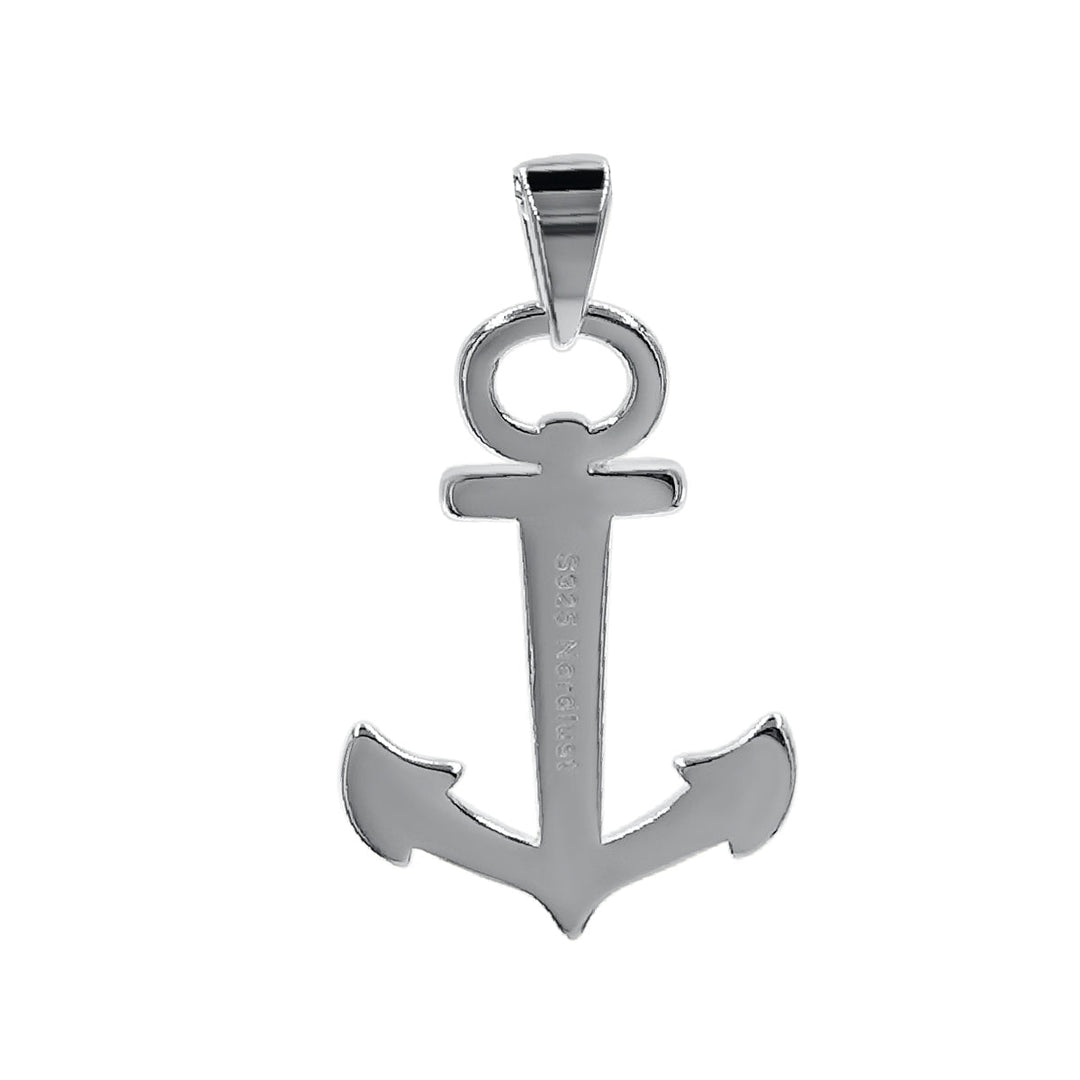 Sleek Silver Anchor M