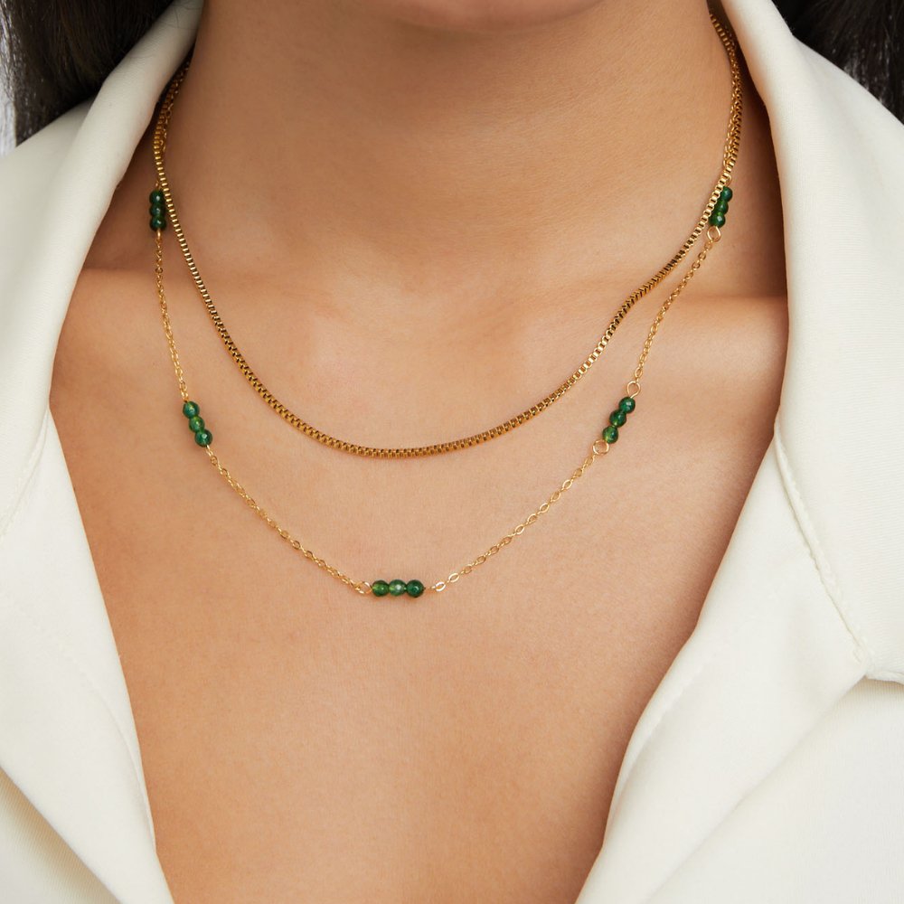 Arizona Green Gem Necklace