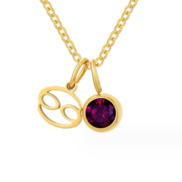 AstroGems: Your Zodiac Birthstone Necklace