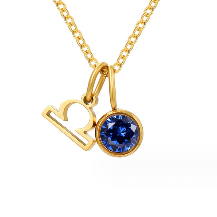 AstroGems: Your Zodiac Birthstone Necklace