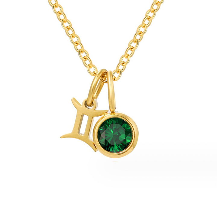 AstroGems: Your Zodiac Birthstone Necklace