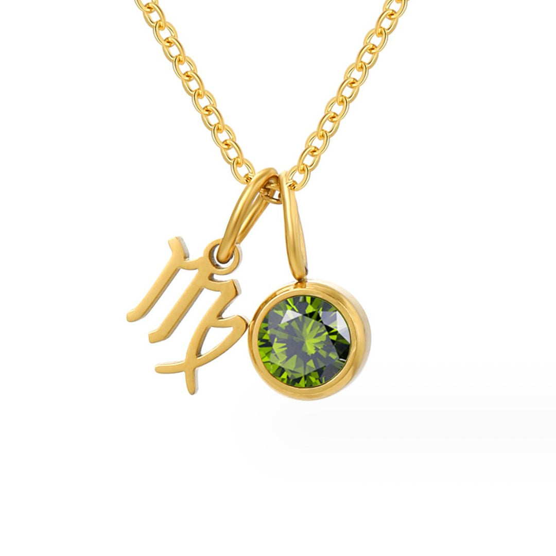 AstroGems: Your Zodiac Birthstone Necklace