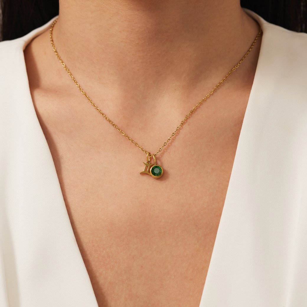 AstroGems: Your Zodiac Birthstone Necklace