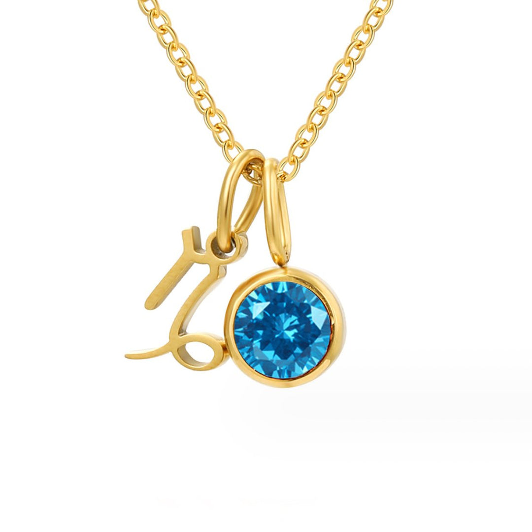 AstroGems: Your Zodiac Birthstone Necklace