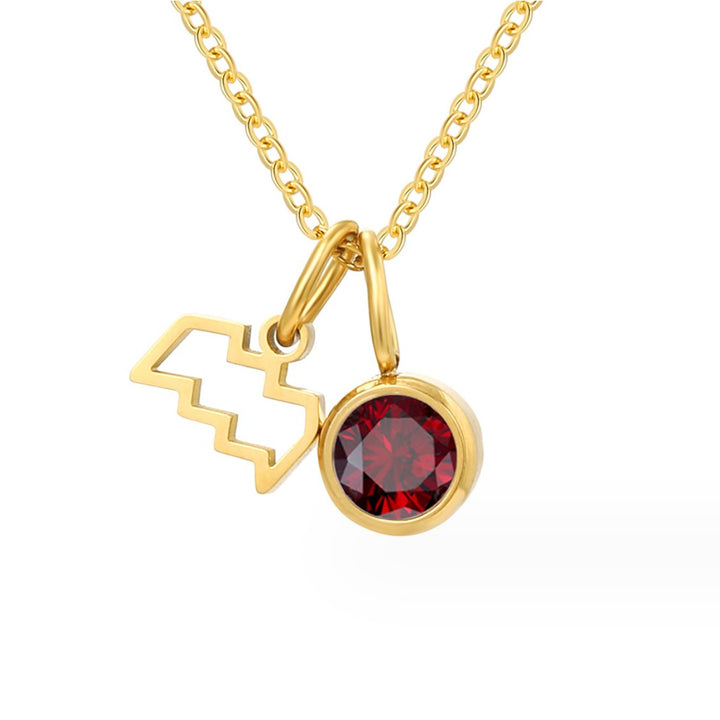 AstroGems: Your Zodiac Birthstone Necklace