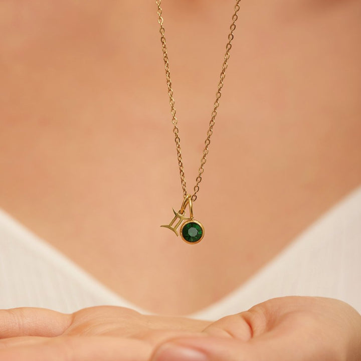 AstroGems: Your Zodiac Birthstone Necklace
