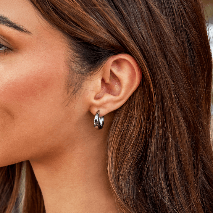 Audrey's Radiant Creole Earrings