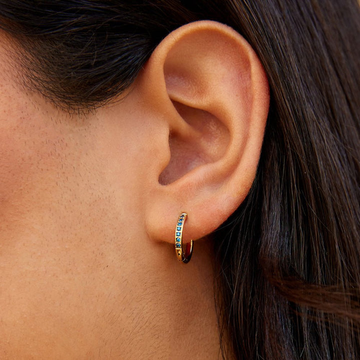 Celestial Blue Hoops