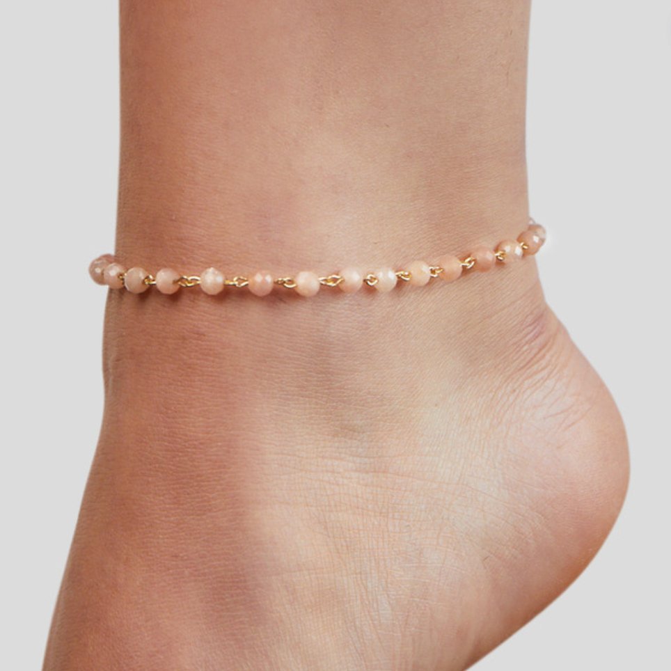 Rose Gold Radiance Anklet