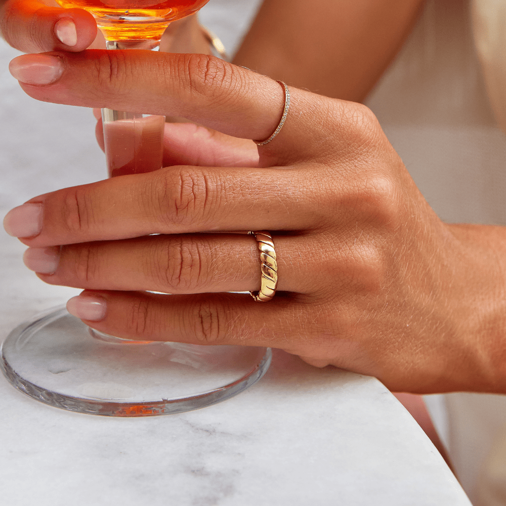 Twisted Infinity Ring by Calira