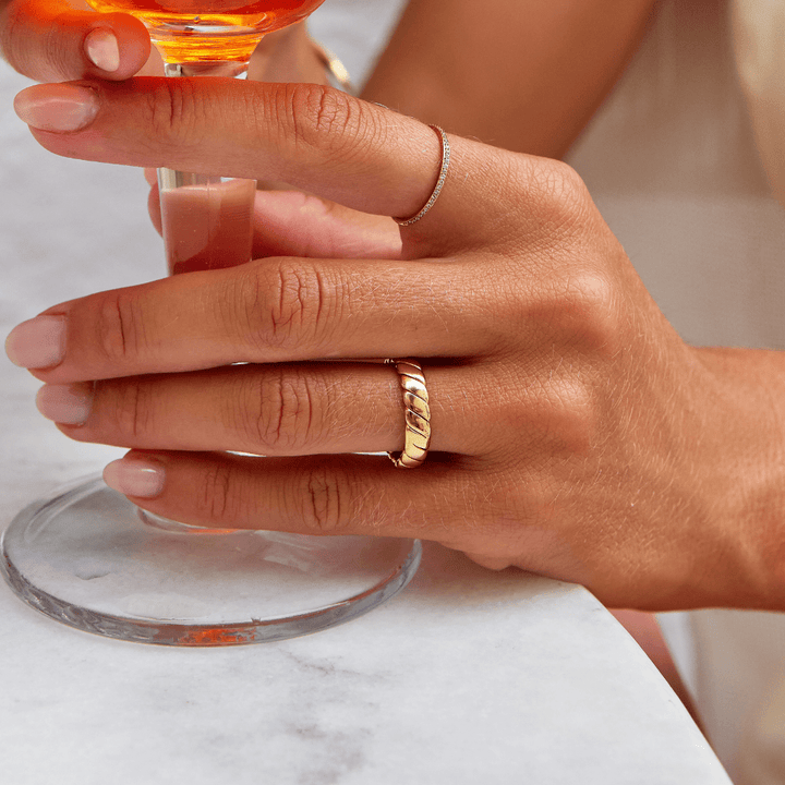 Twisted Infinity Ring by Calira