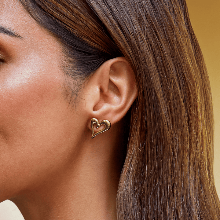 Heartfelt Elegance: Celine Earrings