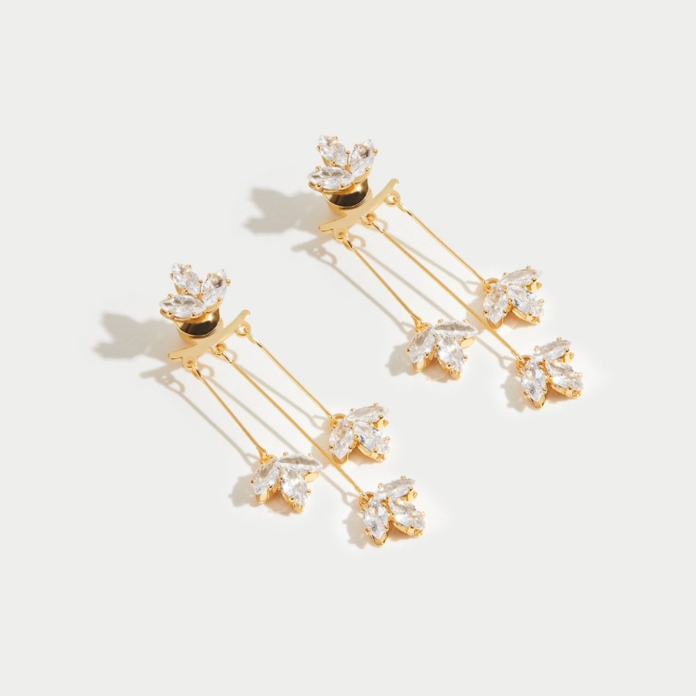 Lotus Cascade Earrings