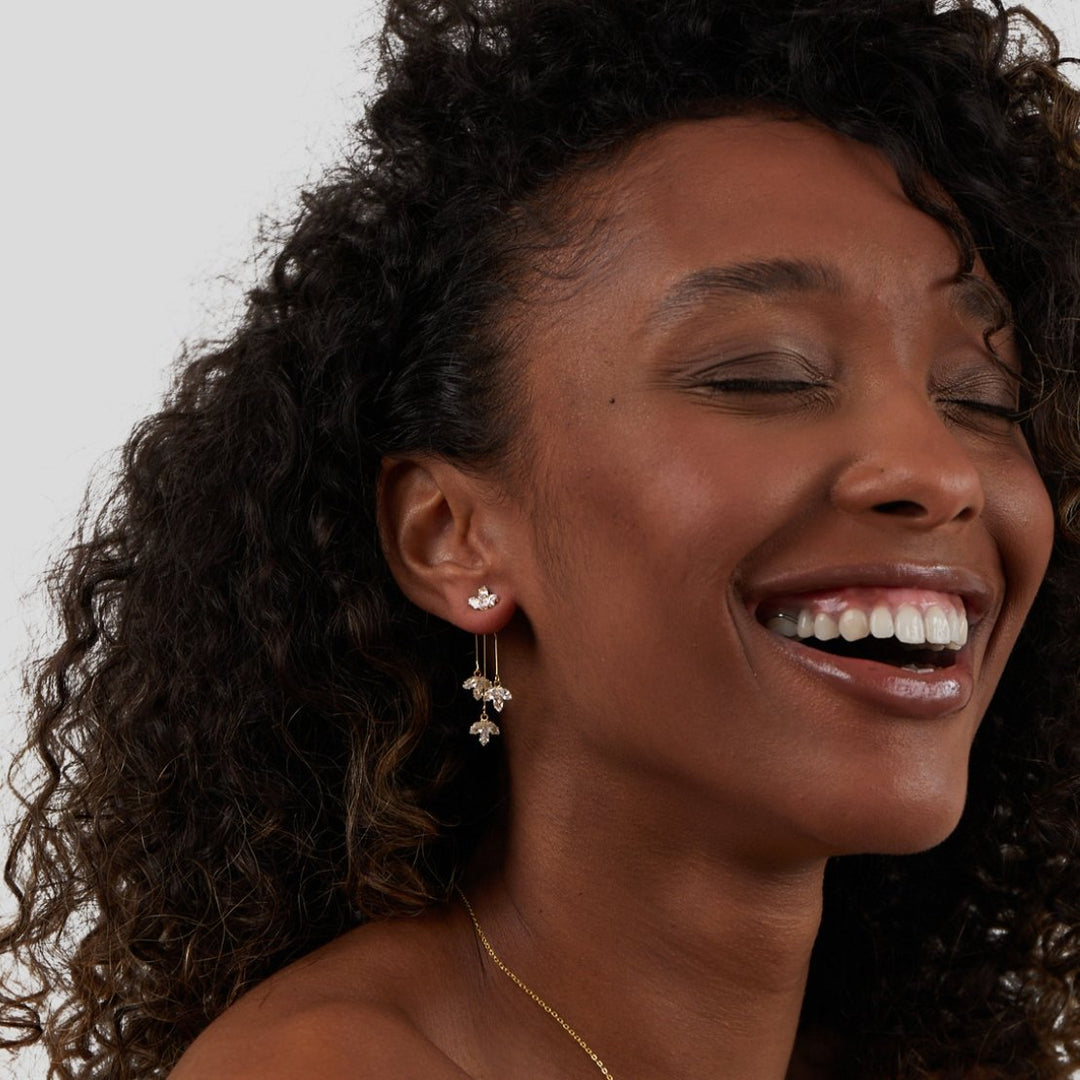 Lotus Cascade Earrings