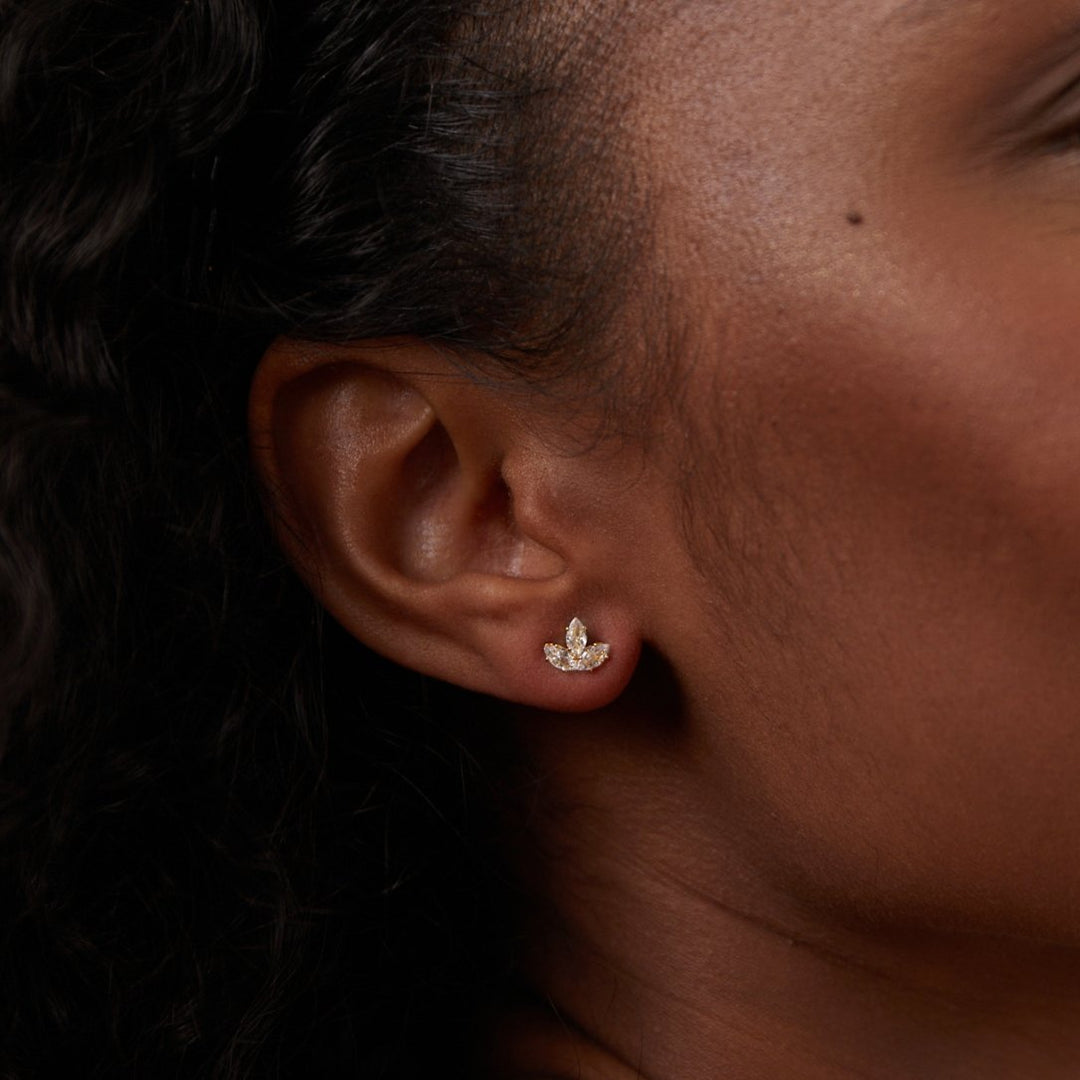 Lotus Cascade Earrings