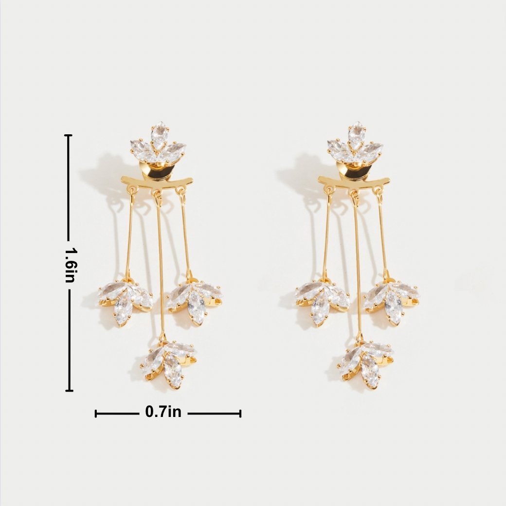 Lotus Cascade Earrings