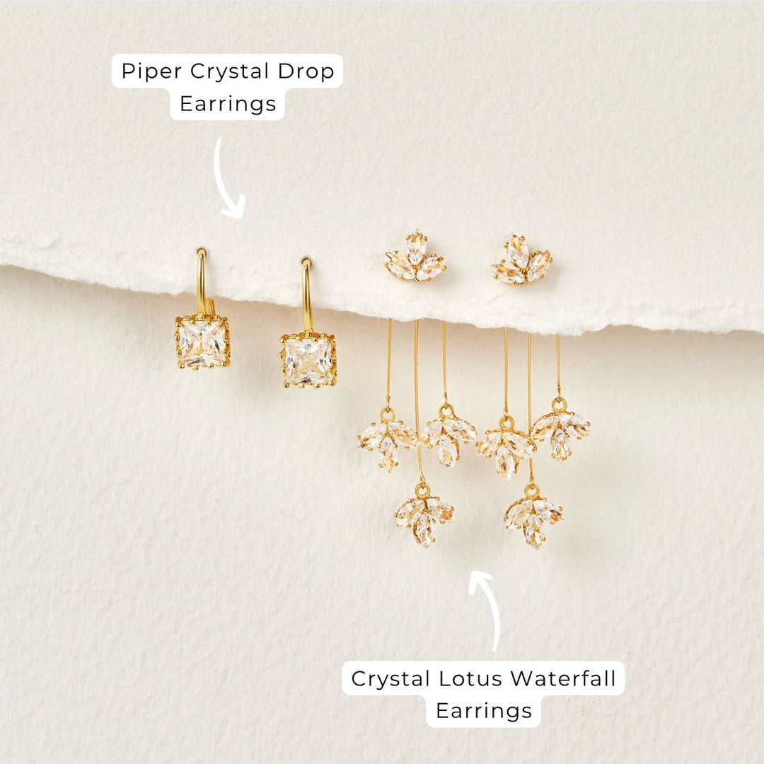 Lotus Cascade Earrings