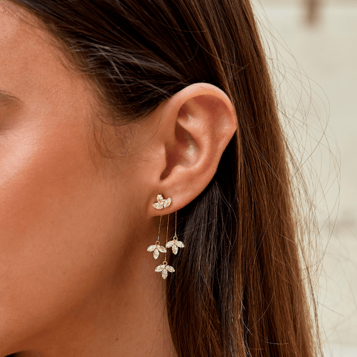 Lotus Cascade Earrings