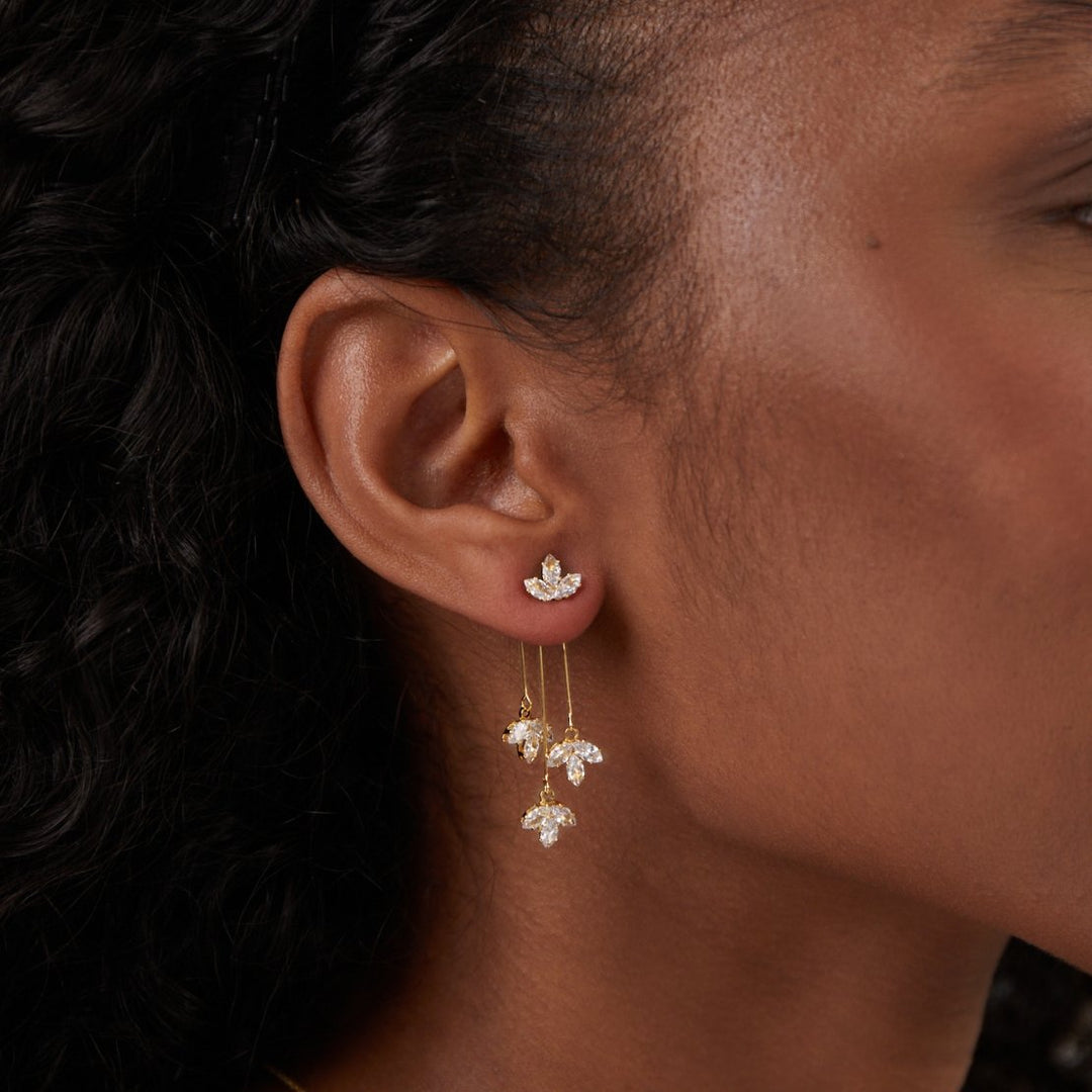 Lotus Cascade Earrings