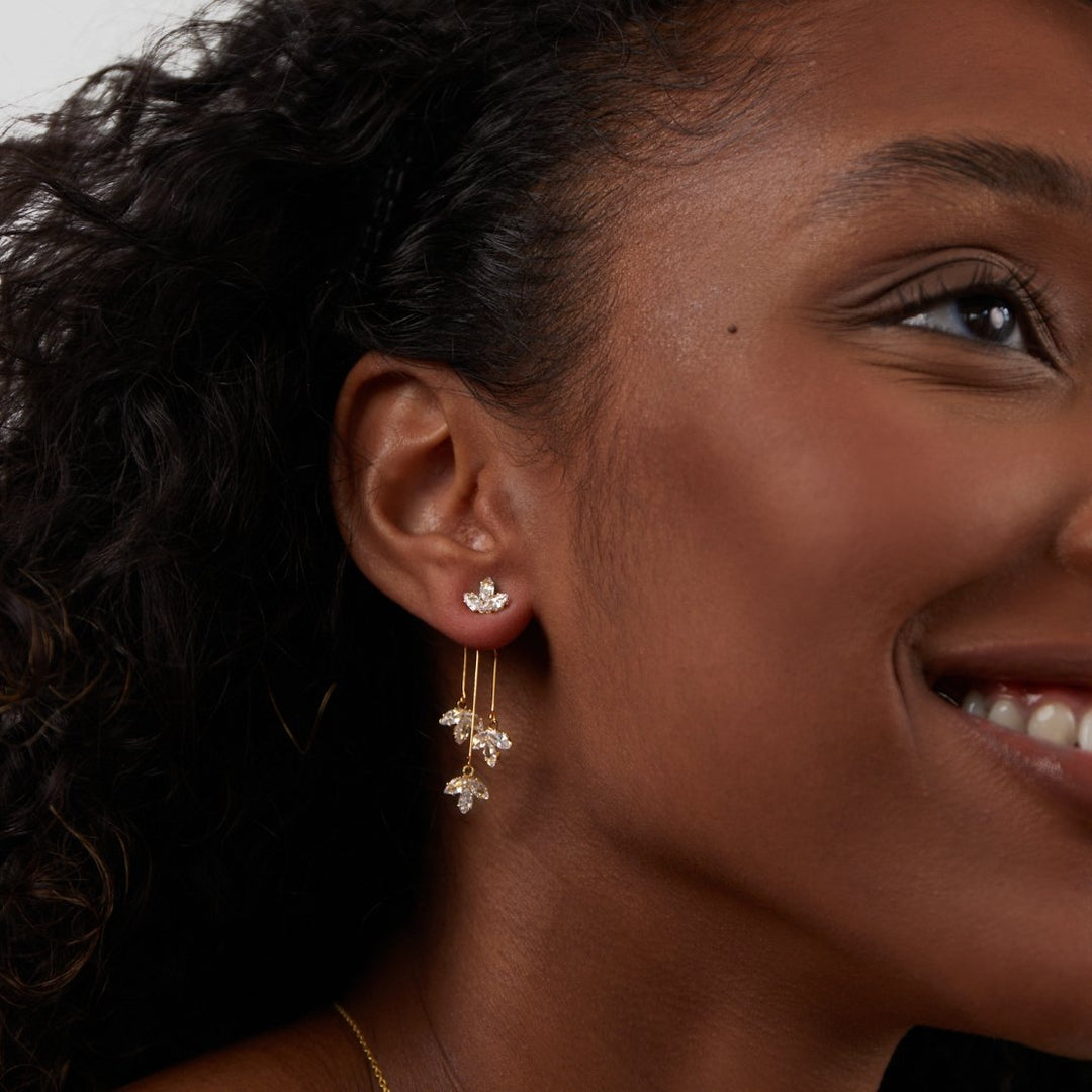 Lotus Cascade Earrings