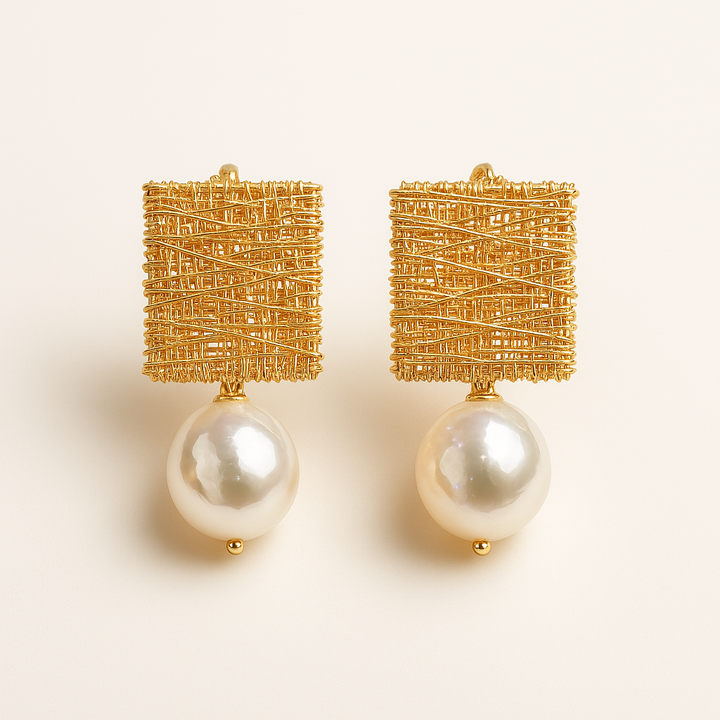 Éclat Rétro: Boucles d'Oreilles Élégantes