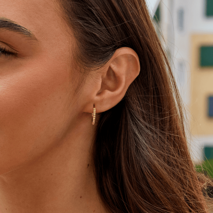 Mini Hoop Magic: Dakota Earrings
