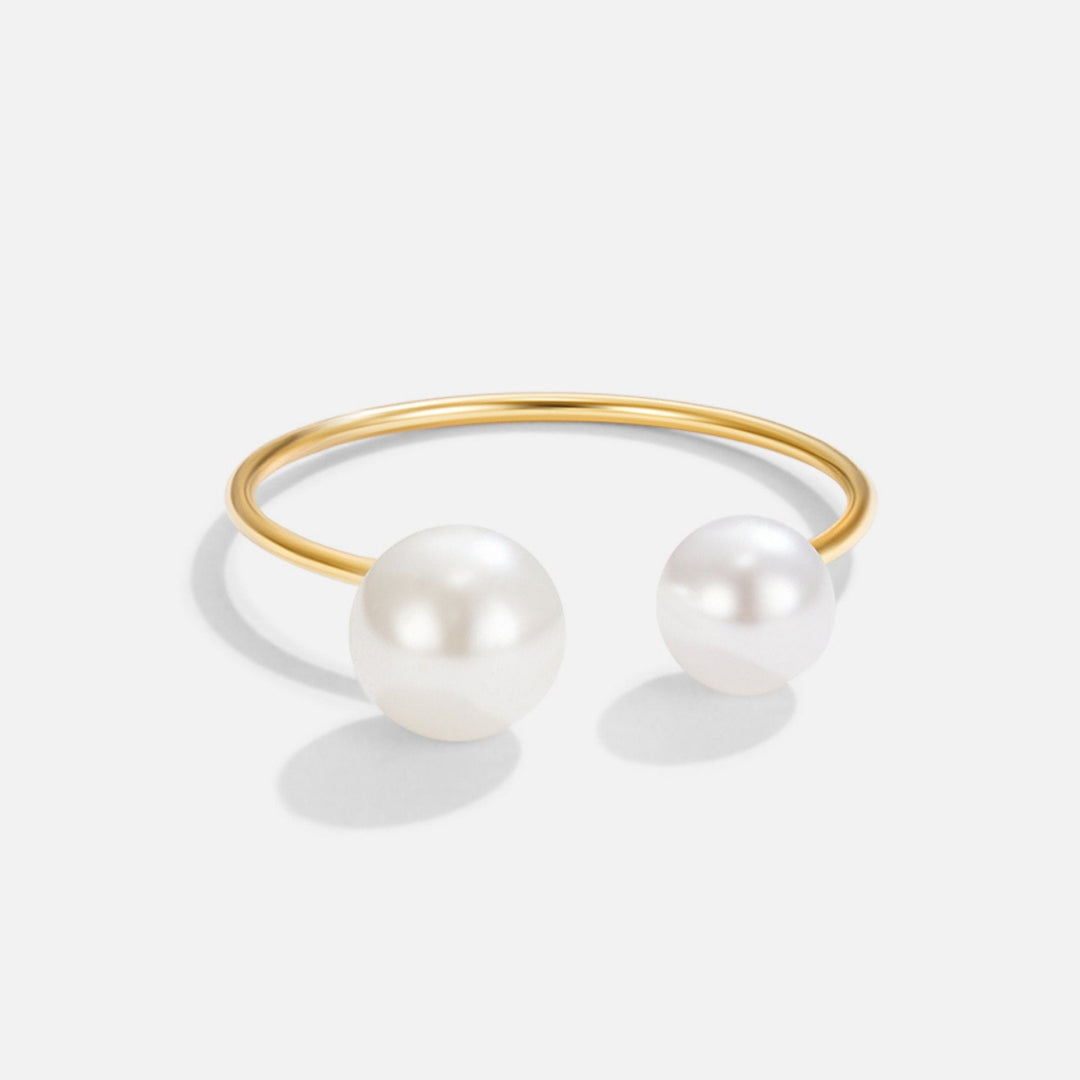 Twilight Twist: Double Pearl Elegance