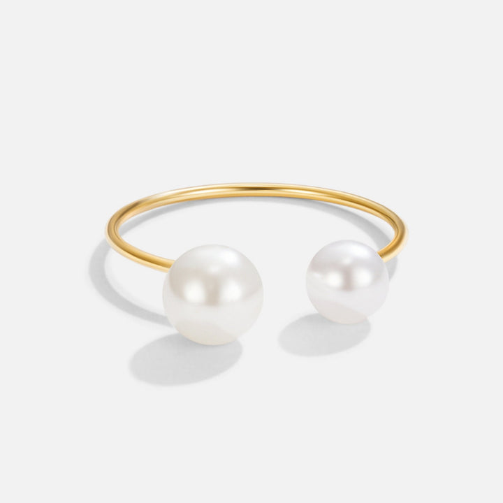 Twilight Twist: Double Pearl Elegance