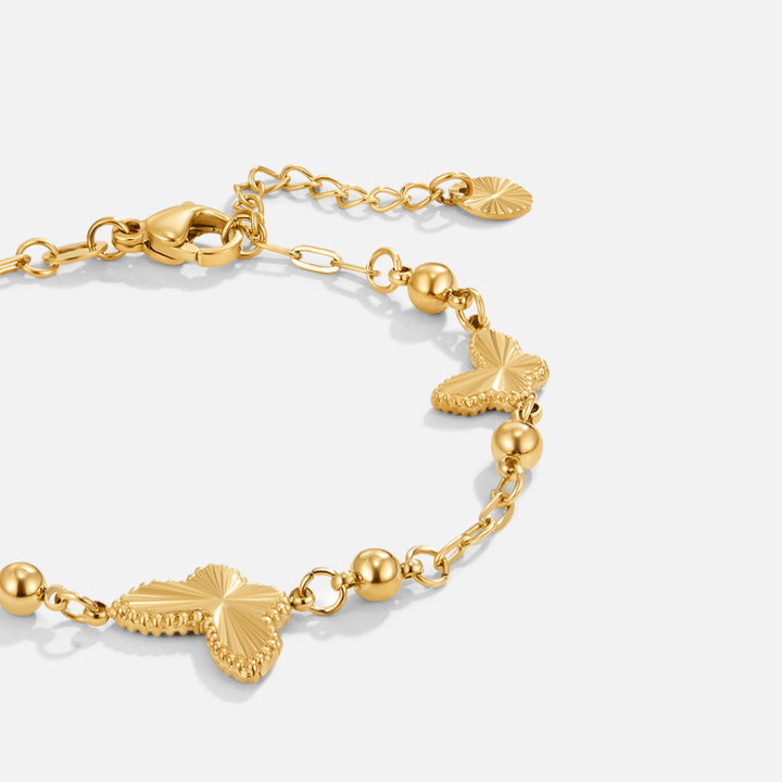 Emilia's Golden Butterfly Bracelet