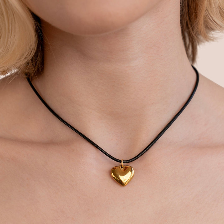 Esme Heart Charm Necklace