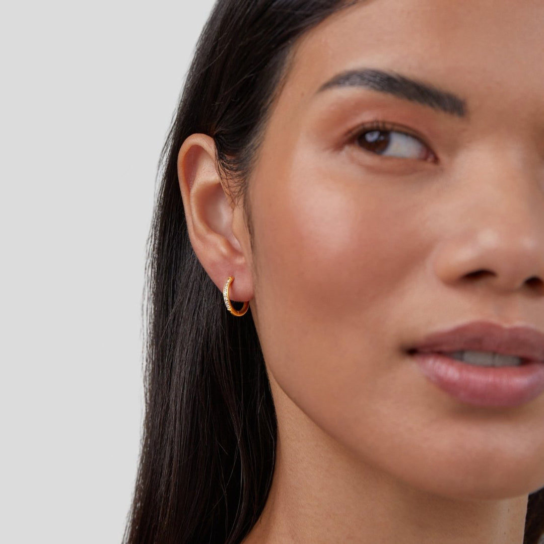 Boucles d'oreilles créoles Éternité