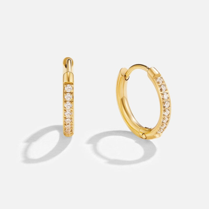 Boucles d'oreilles créoles Éternité